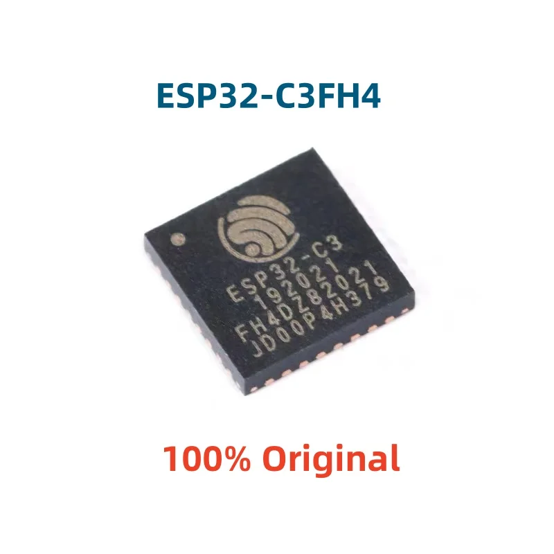 2-5PCS 100% New ESP32-C3 ESP32-C3FH4 QFN-32 Brand New Original Chips ic