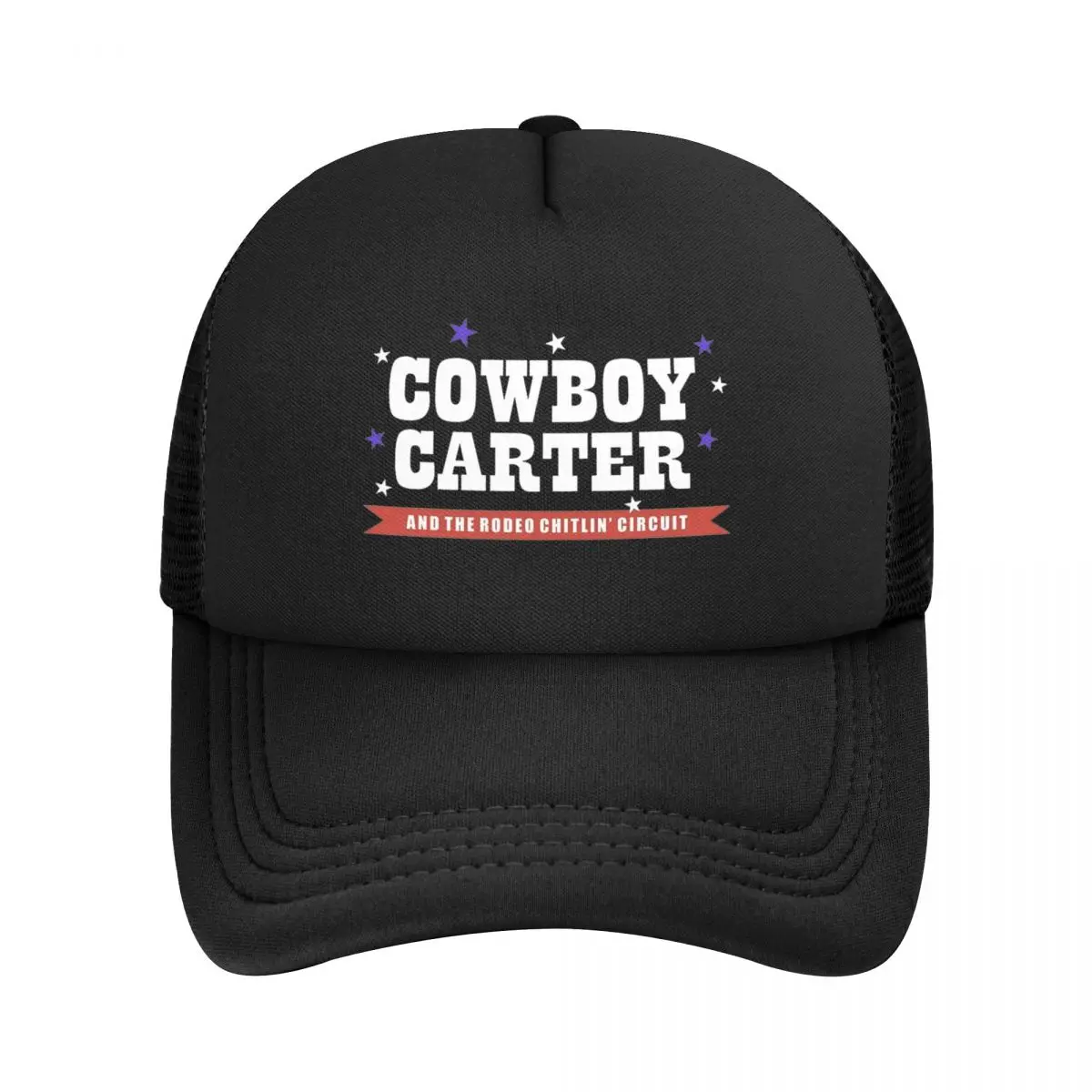 Cowboy Carter Logo Beyonce Trucker Hats Adult Sport Hats Sun Caps Golf Hats Breathable Polyester Mesh Baseball Cap Winter