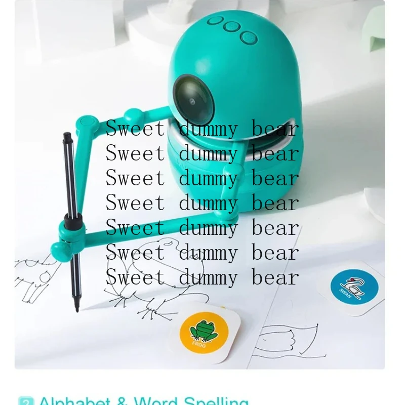 

Робот для математики и рисования Quincy AI Smart Kids — интеллектуальная развивающая игрушка STEAM для мальчиков