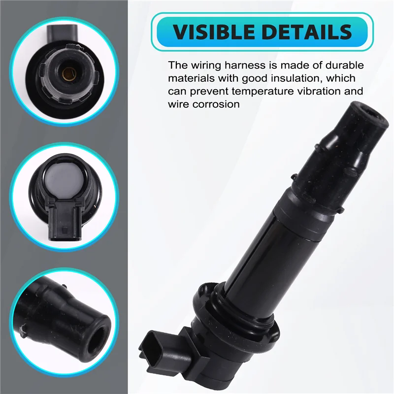 

NEW-2PCS/LOT Ignition Coil F6T558 For 2002-2017 YZF FZ1 FZ8 R1 R6 R6S VMX V Max No 5VY-82310-00-00 5VY823100000