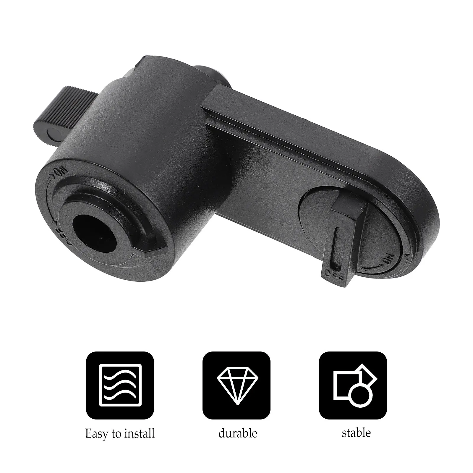 

Track Light Head Connector with 2 Wires High Strength Pc Material Rail for Secure Bulb Installation Easy