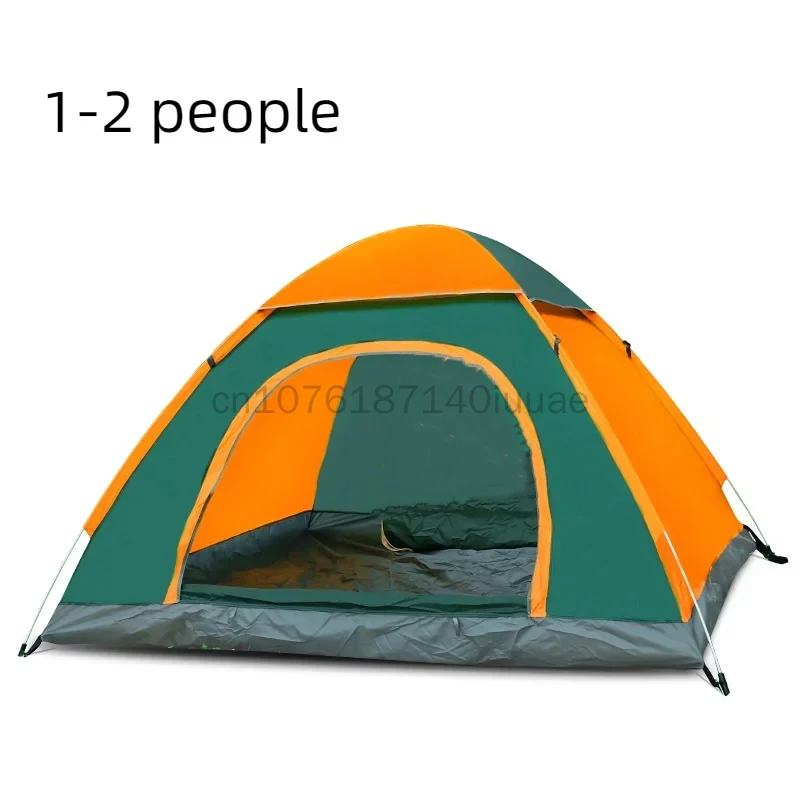 Imagem -04 - Totalmente Automático Folding Camping Tent Abertura Rápida Simples Luz Tent Mochila ao ar Livre Camping Família 34 Pessoa Praia