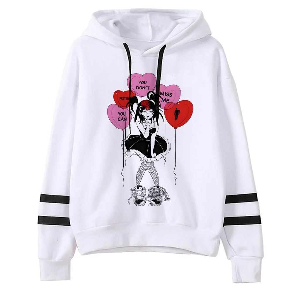 2024 Hit Me hoodie tur keras dan lembut grafik pola harajuku kawaii gadis hoddie pullover kain lembut bermotif lucu