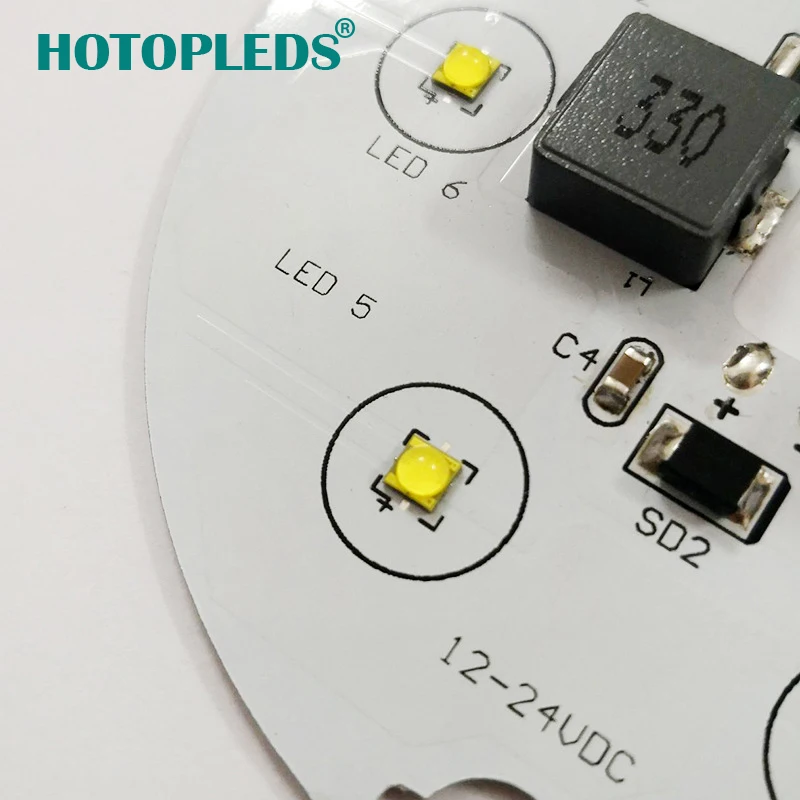 Module de carte de pilote LED Sunshine modifié pour voiture, source de lumière LED pour moto, DC 12V, 24V