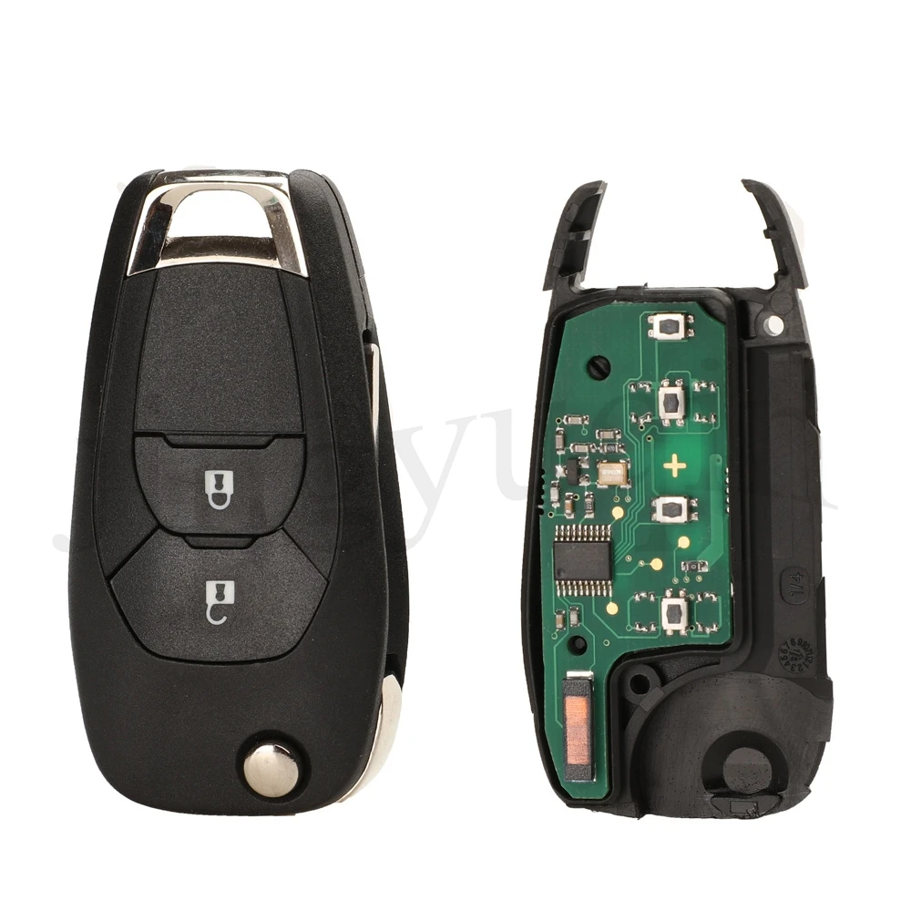 jingyuqin Remote Smart Car Key For Chevrolet Cruze Avo 2014-2018 2/3/4 Buttons 433 MHZ ID46 PCF7961E Chip