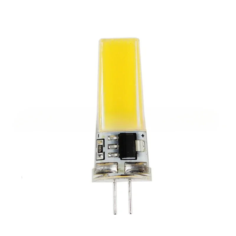 Bombilla LED E14 G4 G9, CA DC12V 220V 3W 6W COB, reemplazo de luz halógena 30W 60W, lámparas de araña ultrabrillantes, blanco frío y cálido, lote de 10 unidades