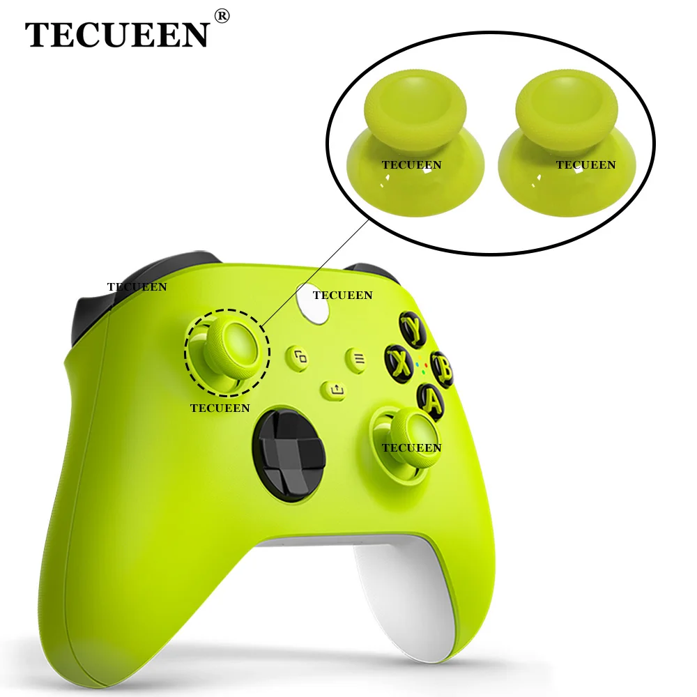 

2pcs For Xbox Series X/S Controller Thumbsticks Replacement 3D Rocker Buttons Analog Joysticks Cover Caps Electric Volt