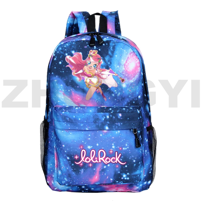 Fashion Lolirock Backpack Teenager Anime Rucksack Knapsack Schoolbags Cartoon LoliRockstar Book Bags Harajuku Travel Back Pack