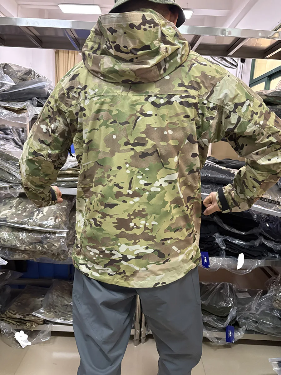 Outdoor Tactical Gen2 Hardshell-Jacke, winddicht, wasserdicht, atmungsaktiv und verschleißfest. – Detail 5