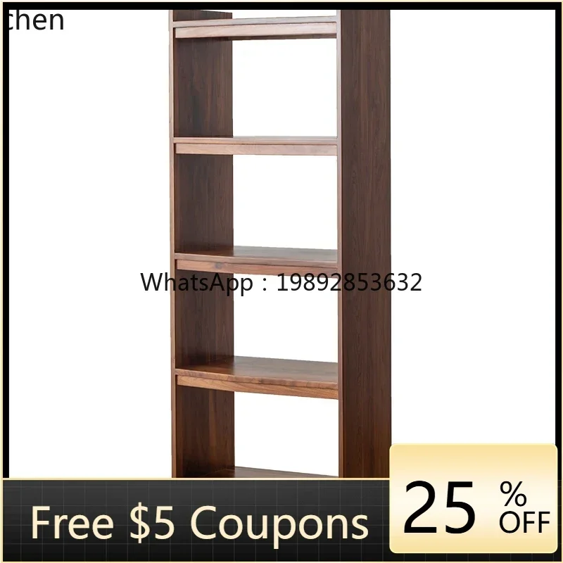 

BB Solid Wood Bookshelf Simple Shelf White Oak Multi-layer Bookcase Wood