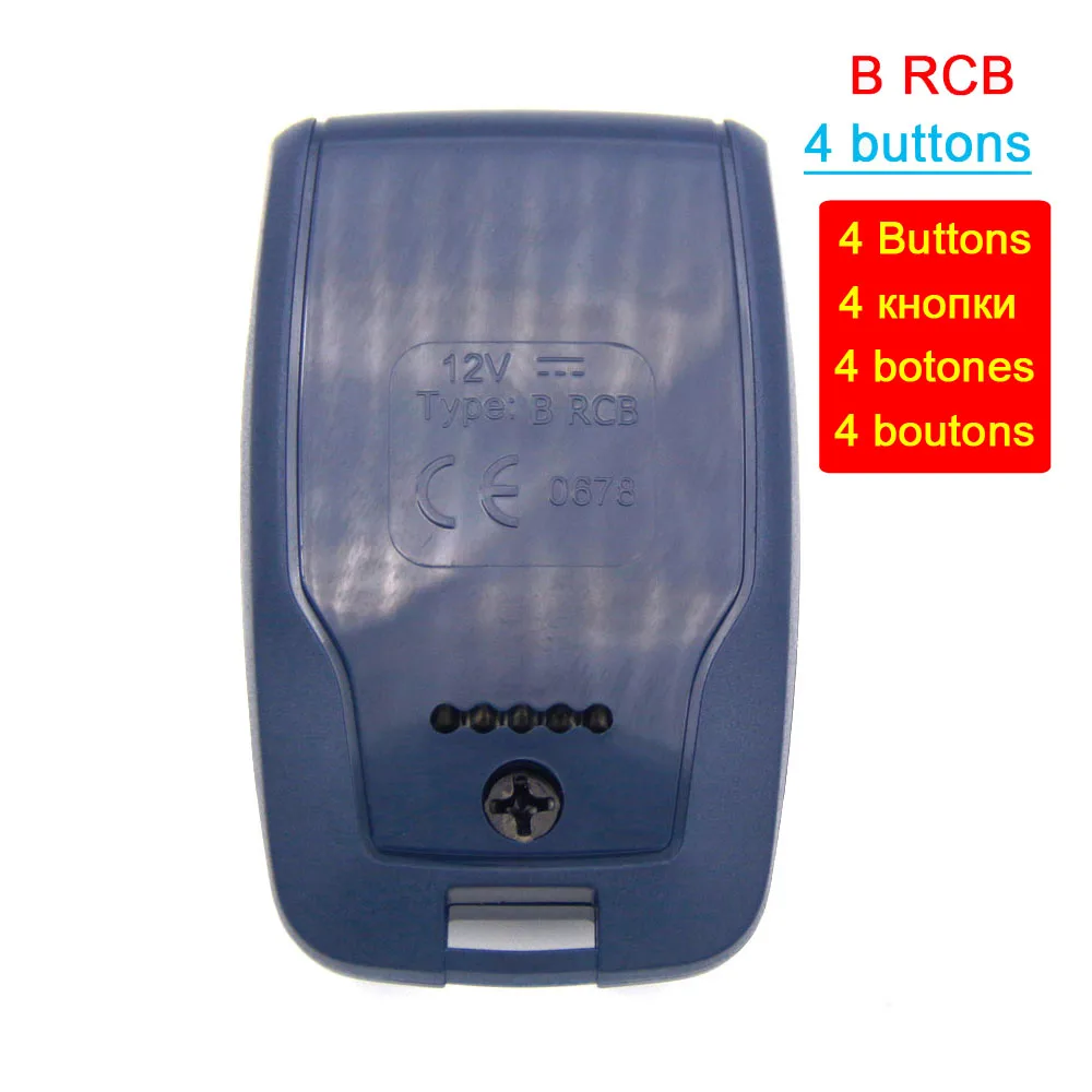 B RCB MITTO Remote Control 2A 4A B2 B 2 4 Rolling Code Gate Garage Door 433,92MHz 433MHz Remote Control Clip