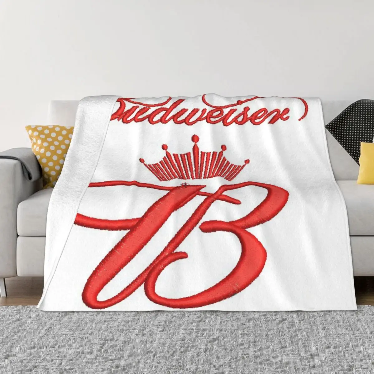 Budweiser Beer 373 Quilt Bed Blanket Winter Warm Blanket Throw Blanket