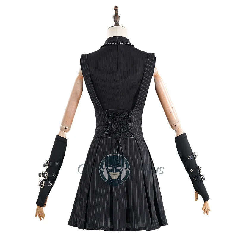 Аниме Миса Death Note Косплей Костюм Amane Misa Платье Наряд Ожерелье Готическая Черная Униформа Юбка Комплект Аниме Одежда для Женщин