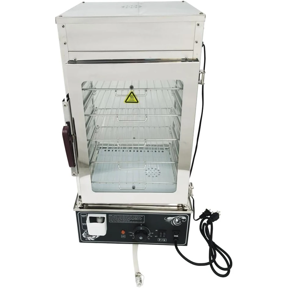 電気蒸し器 食品ディスプレイ 自動温度制御 5層ディスプレイ 110V