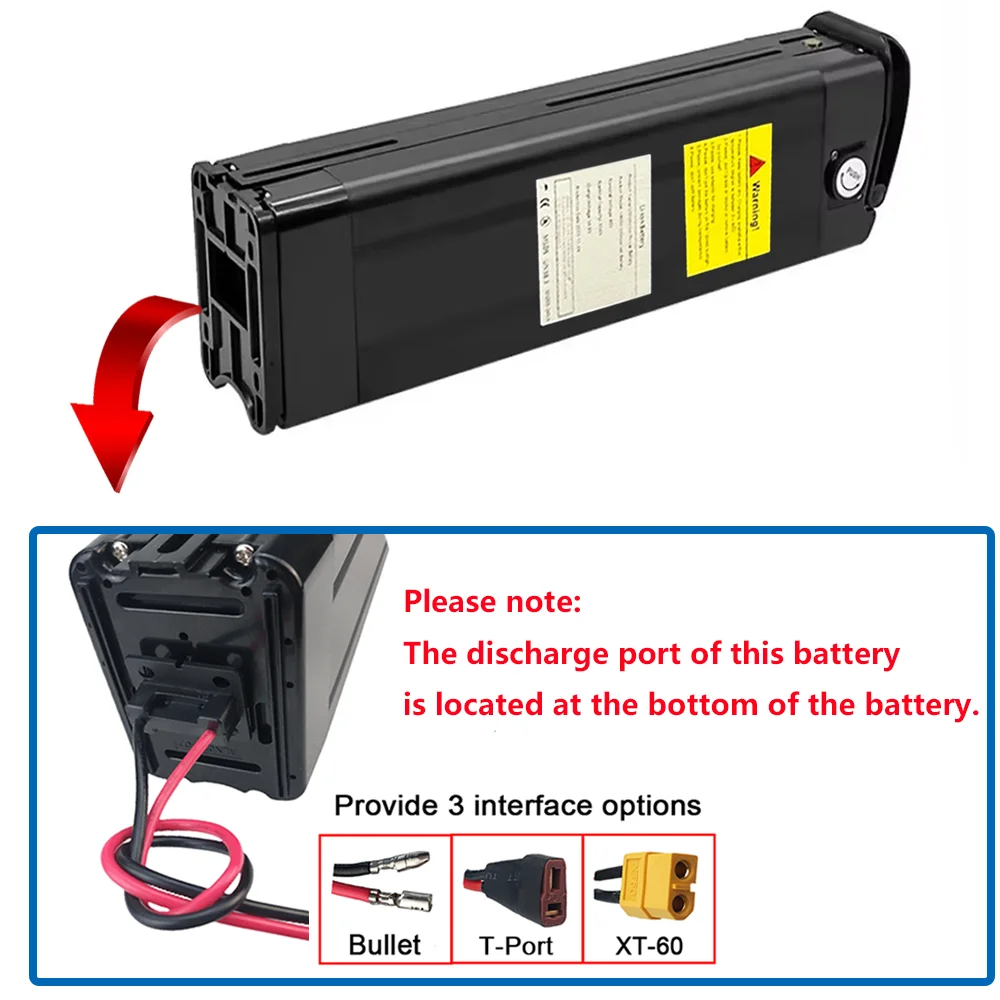 For 48V 30000mAh Silver fish Lithium Ion High Power 250W 500W 750W 1000W 48V 30AH 18650 Battery Pack Higher Quality +charger