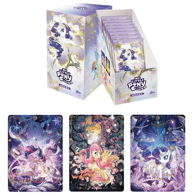 Caja Sorpresa Original Kayou My Little Pony MLP Huiyue Pack Vol.11, Tarjetas Coleccionables Raras y Limitadas para Niños y Fans