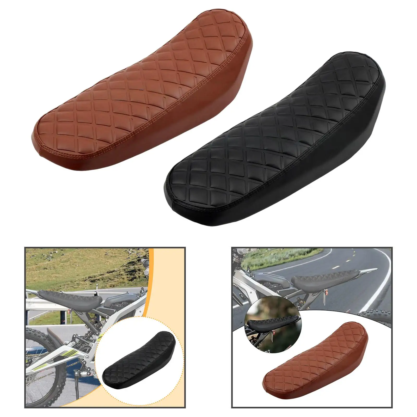 

Motorcycle Seat Cushion, Shocking Absorbing Pad Reliable Replace Electric Bike Cushion for Motocross for Light Bee S/x