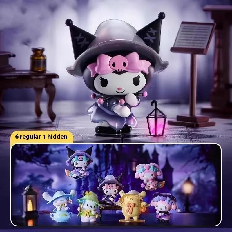 

Волшебная слепая коробка Monogatari Melati Kuromi Pacha, собака, кукла, украшение для девочки, подарок на день рождения ручной работы