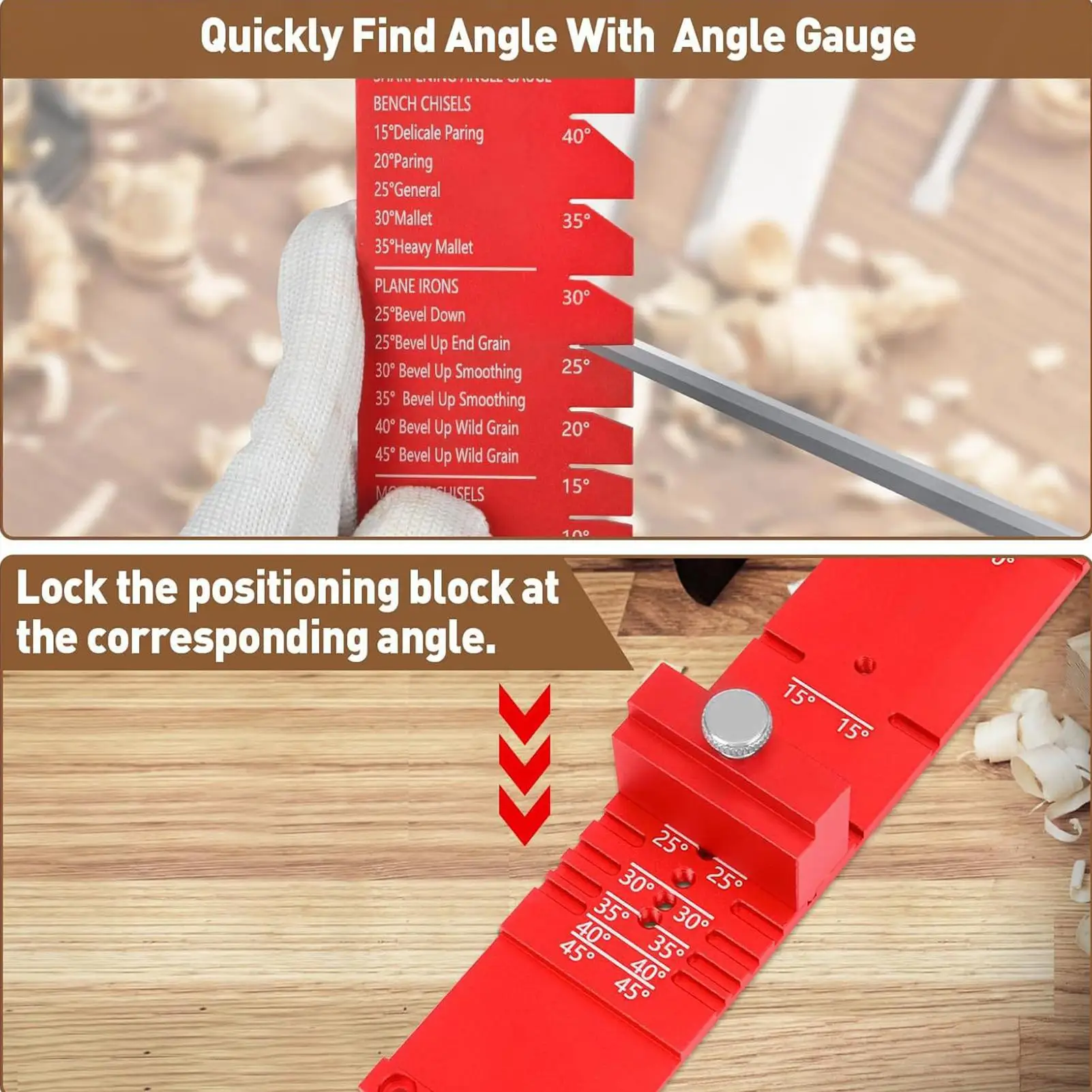 

Adjustable Chisel Sharpening Jig Precision Angle Woodworking Sharpening Jig For Chisels For Carving Planing Garage Maintenance