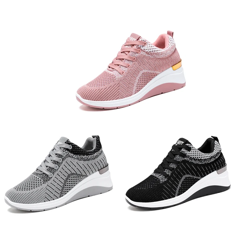 Orthopedic Sneakers Lightweight Arch Support Running Shoes Women’s Breathable Wedge Non Slip Outdoor Gym Workout Walking