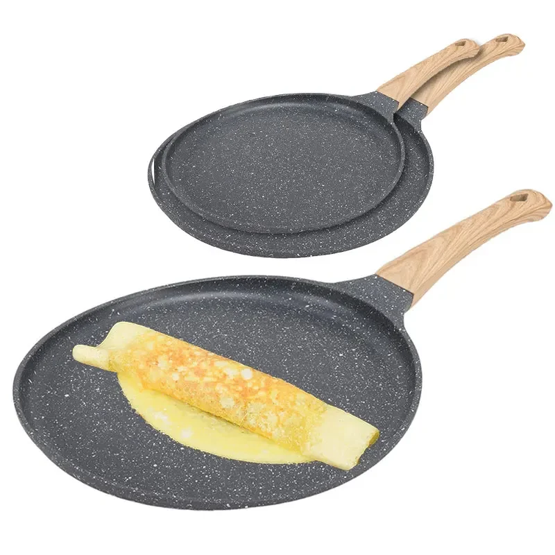 Ceramic Coating Egg Pancake Griddle Pan 20/24/28cm Nonstick Crepe Pan Pizza Frying Pot Omelet Steak Cooking Pan Kitchenware