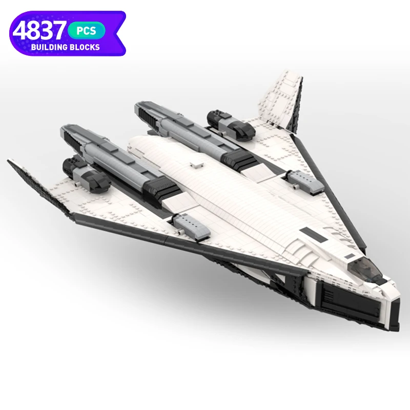 

Конструктор MOC Valkyrie SSTO TAV 37B, строительный блок, модель космического шаттбола, кирпич, игрушка, праздничный подарок