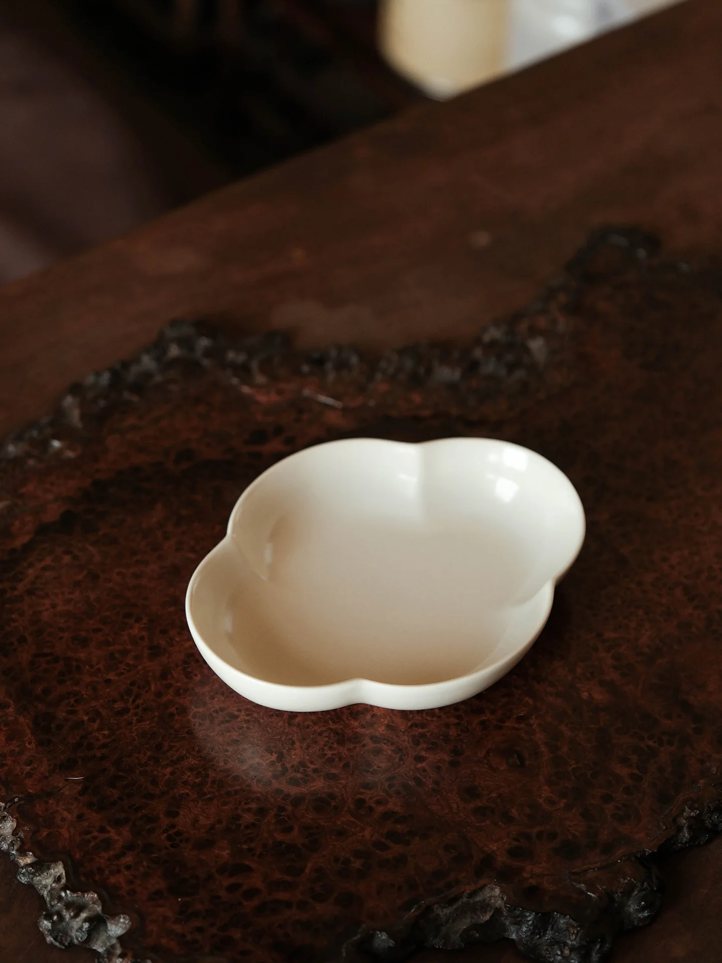 

Yetao Tianye Hawthorn A Tea Pot Holder Small Sna Plate Suitable for Matcha Ceremonies And Tea Time Cerc Handmade