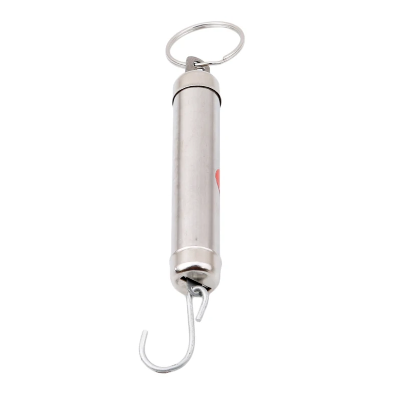 Pocket-size 1PC Mechanical Vintage Portable Scale Spring Balance Hook Scale 5kg Hanging Pocket Spring Scale Weighing NEW