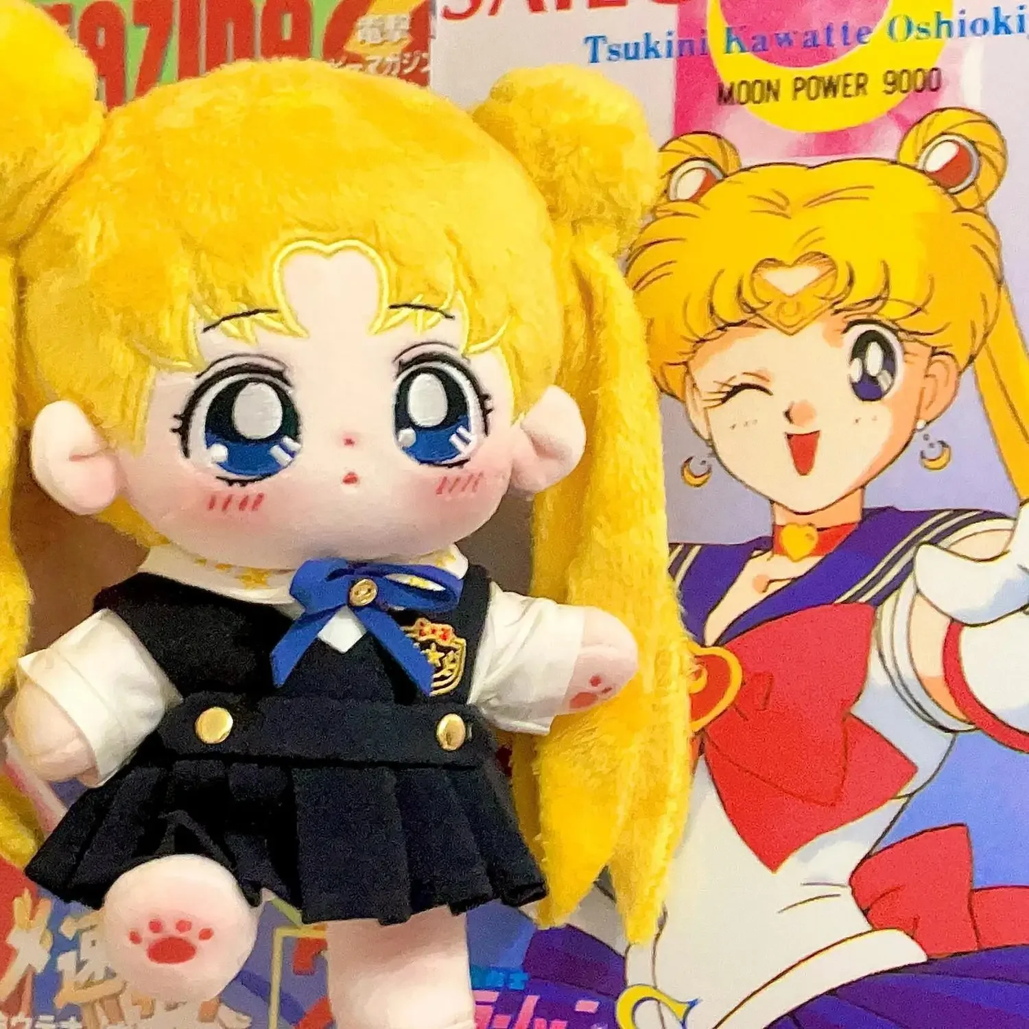 20cm Limited Editi Super Cute Sailor Moon peluche Anime Eternal Theater Version Naked Plush Doll Doll bambole di cotone Super Moon