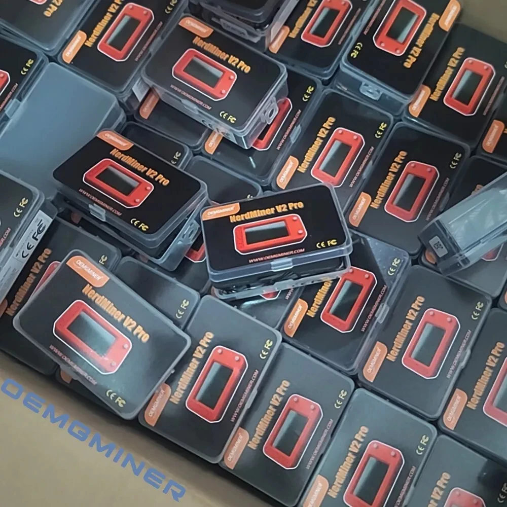 NerdMiner V2 Pro 78KH/s T-Display S3 Bitcoin Solo Lottery Miner Win 3.125 BTC Низкое энергопотребление Соединение Wi-Fi Питание USB-C