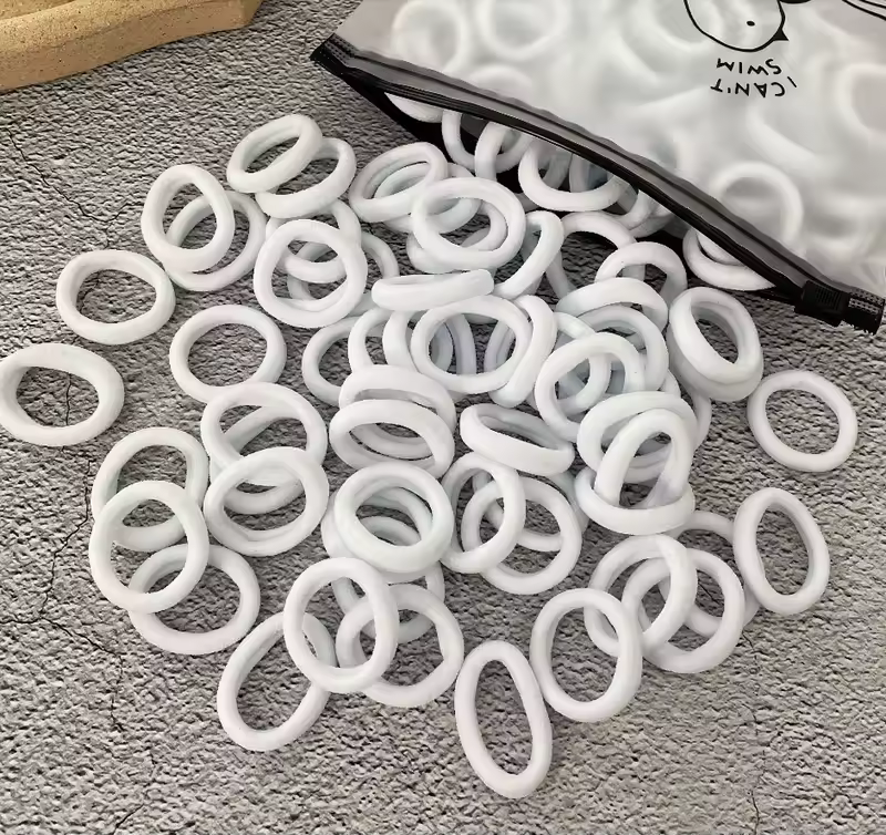 50/100Pcs Hair Bands for Children Colorful Nylon Scrunchie Hair Ties Rubber Band Kids Elastic Hair Leagues Girl Hair Accessories - Image 18