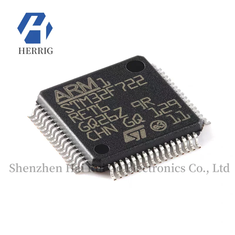 

Original STM32F722RET6 LQFP-64 ARM Cortex-M7 32-bit Microcontroller-MCU