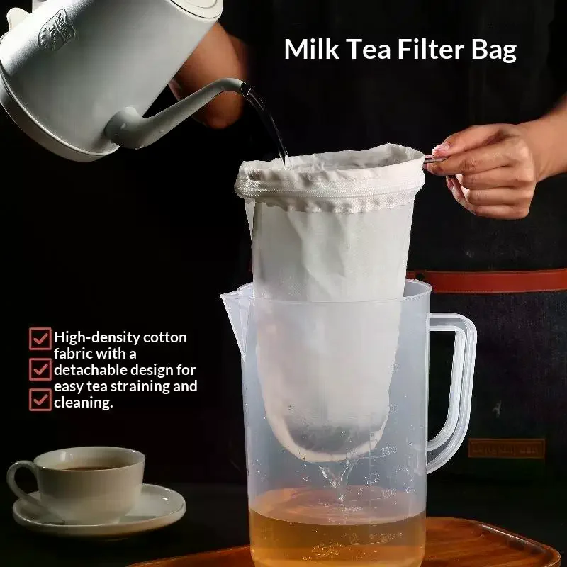 Reusable Mesh Milk Filter Strainer Food Grade Fabric Tool for Cold Brew Coffee Tea Juice Homemade Kitchen Use