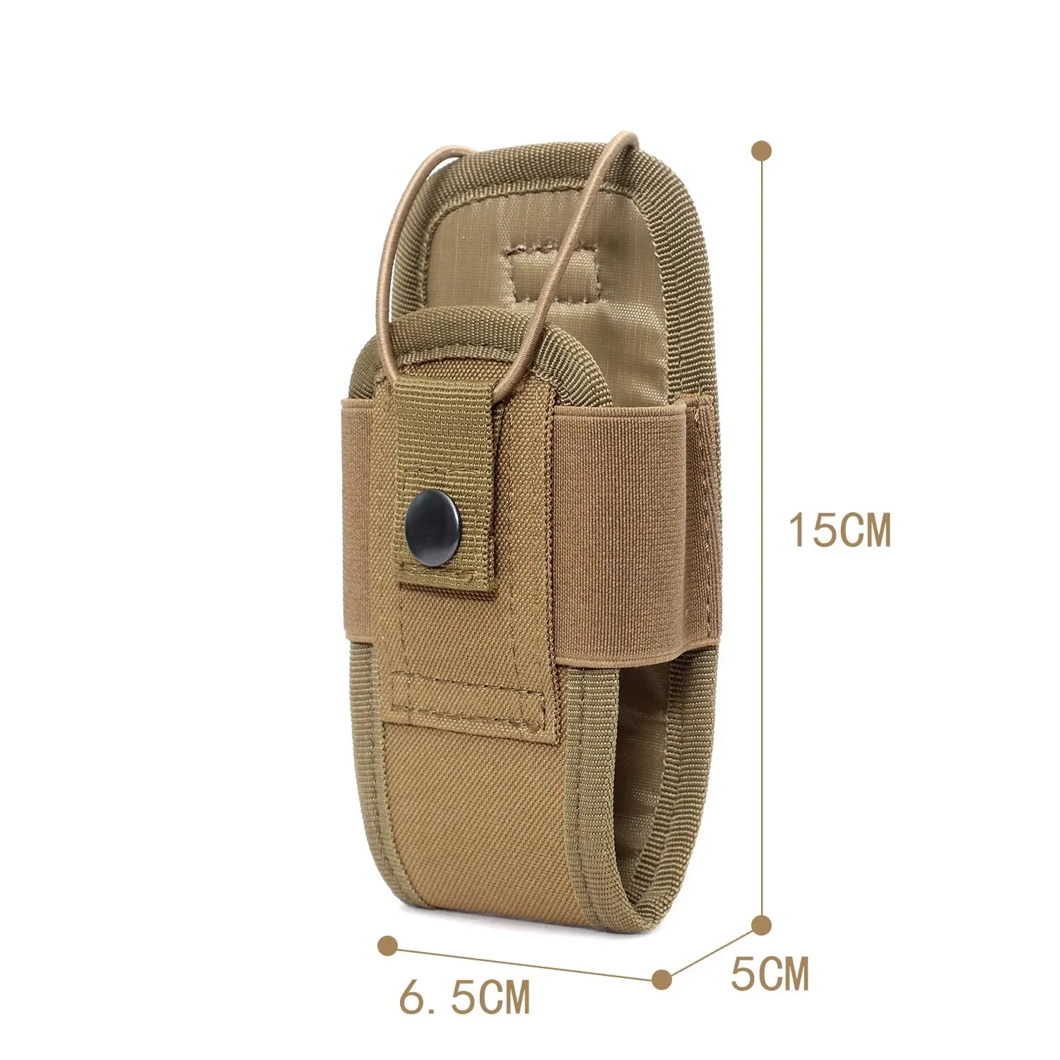 Tactical Molle Radio Walkie Talkie Pouch 1000D Outdoor Portable Radio Interphone Holster Carry Bag Hunting Camping Mag Pocket