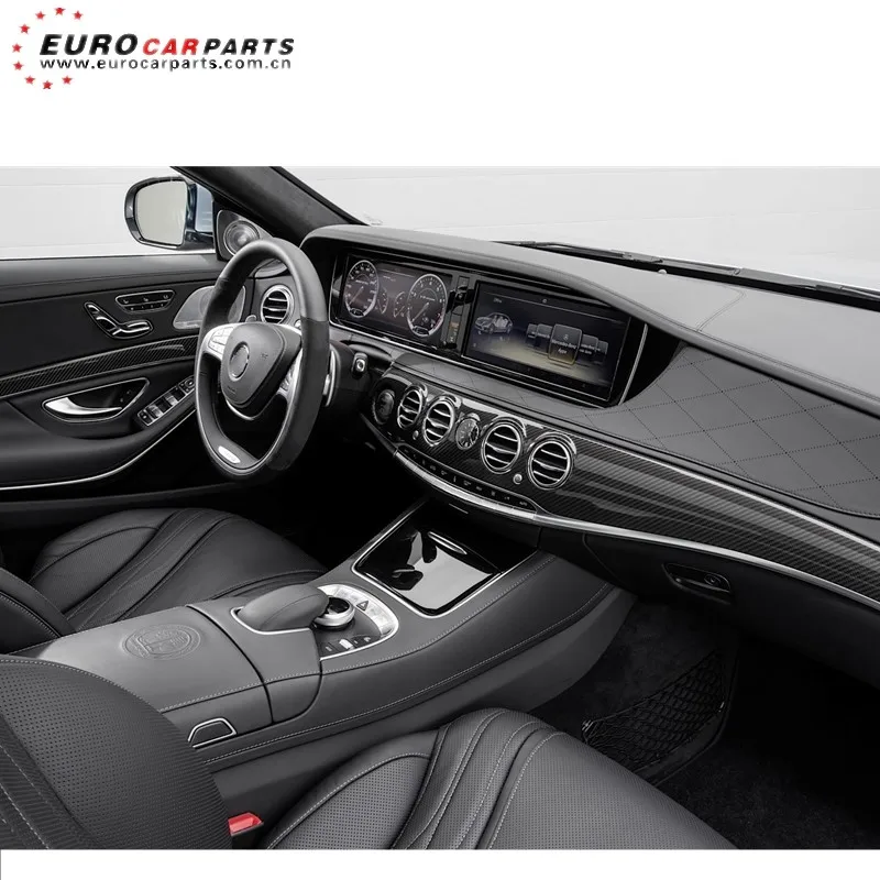 Interiors Fit for W222 2014 -2020 Year S320L/S400 Interiors Parts Carbon Fiber Material RHD Right Hand Drive High Qua