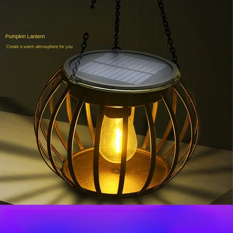 

Solar Lantern Outdoor Ip65 Waterproof Solar Light Super Bright Metal Hanging Solar Lanterns Waterproof Easy to Install Garden