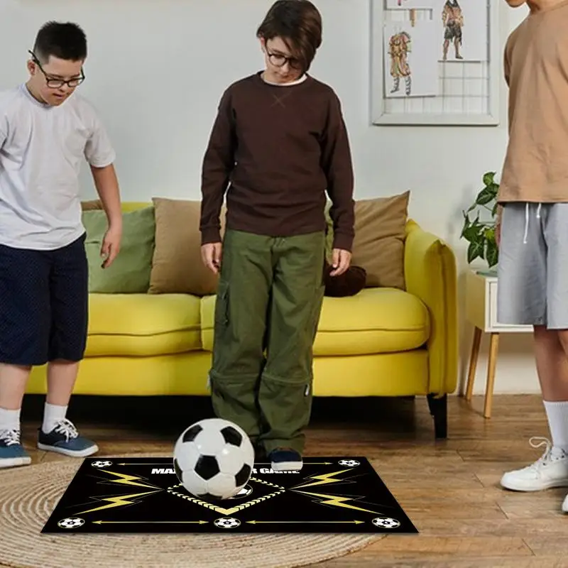 Football Training Mat Soccer Carpet Child Training Pack Indoor Foldable Kids Adults Dribble Non Slip Kids Adults Rug Soccer