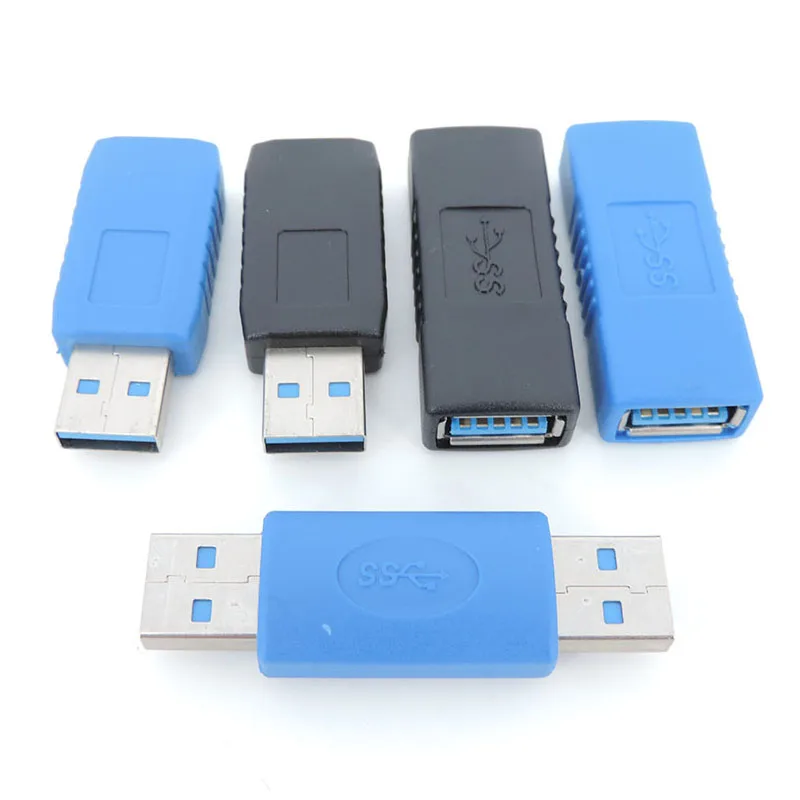 USB 3.0 Type A Male female To Female male Adapter Connector USB3.0 AM To AF Coupler Converter for Laptop PC cable Extender L1