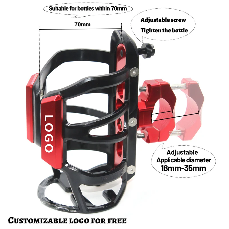 For Bombardier Can Am Outlander 1000 Ryker 900 Renegade 800 Canam Motorcycle Beverage Water Bottle Cage Drink Cup Holder Water