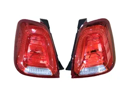 For Fiat 500 Car LED Tail Light Rear Taillight Brake Driving Reversing Lamp Turn Signal