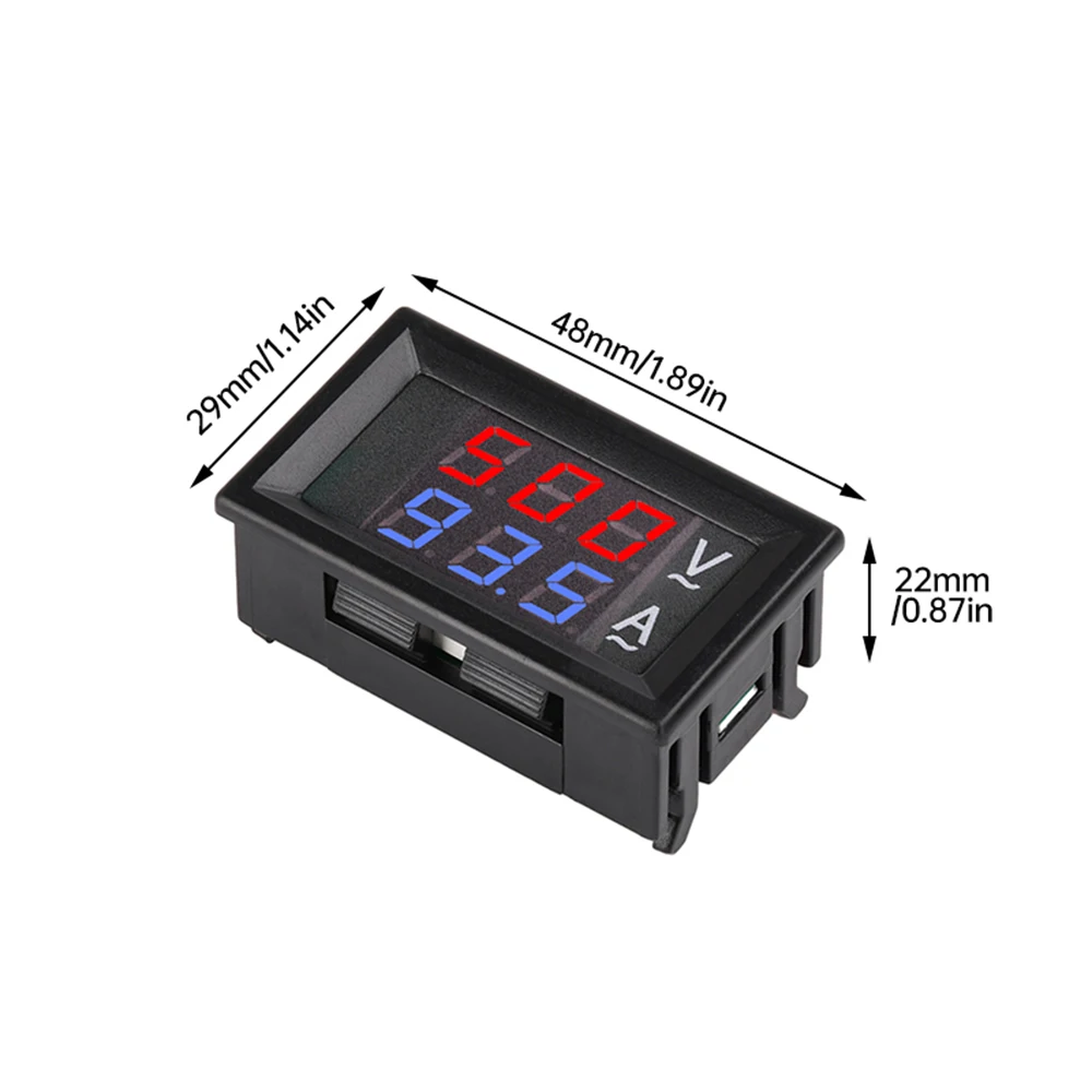 AC 220V 10A 50A 100A Dual Display Voltage Current Meter LED Voltmeter Ammeter Tester Detector With Transformer Detector Tester