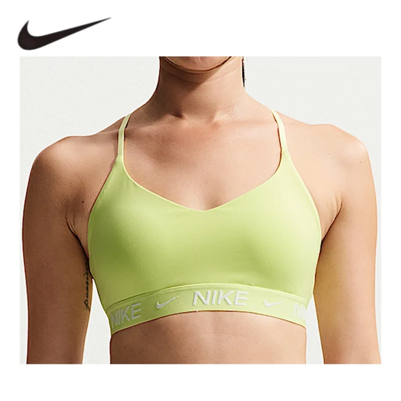 

Wire-free Nike - 2025 Women's Striped Breathable Tank Top with Elastic Waist and Long-lasting Fitness Underwear FD1063-736