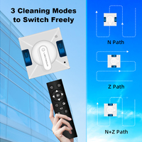 Window Floor Cleaning Robot Liectroux YW509, 4-Way Water Spray, Home Glass Wall Tiles Cleaner Robot, Robot Vacuum Cleaner for Wi