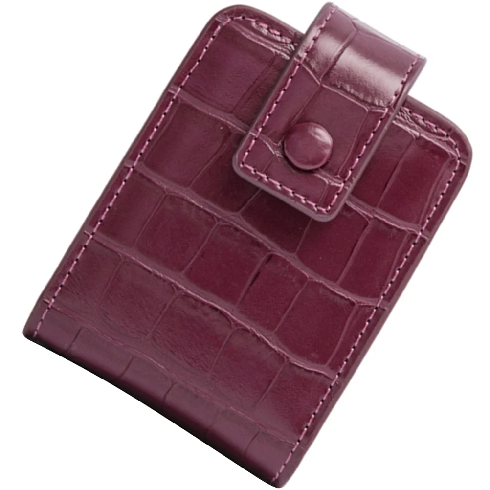

Mini PU Lipstick Case Holder Small Bag for Purse Travel Mirror Compact Stylish Portable Make Up ganizer