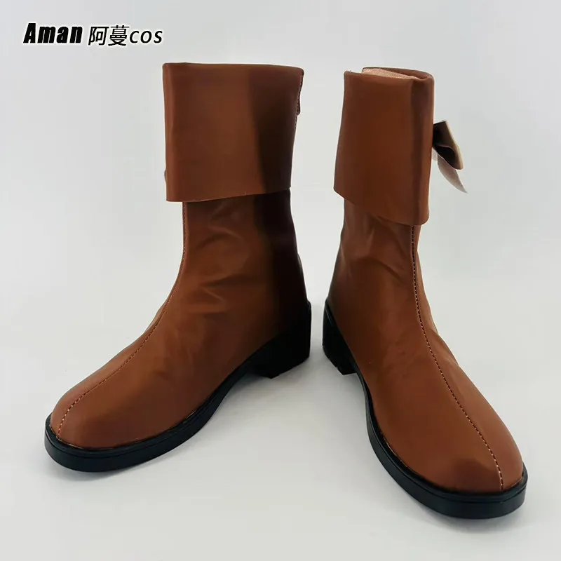 CODE:White SPY FAMILY Anya Forger Cosplay Shoes Boots Halloween Party Christmas Shoes Custom Made