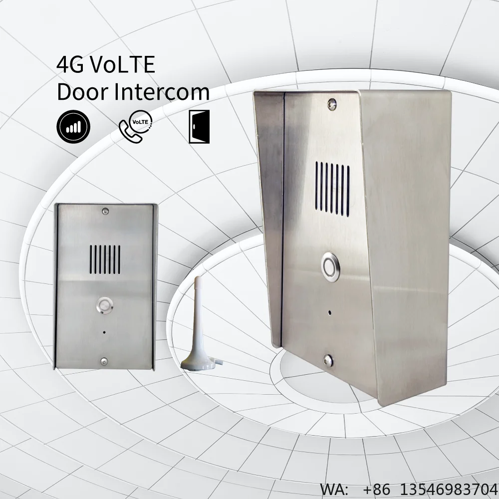 

Gainwise SS2204-4G 4G SIM Card Intercom System Camera IP65 Waterproof Design Two-Way Wireless Doorbell for Villa Remote Access