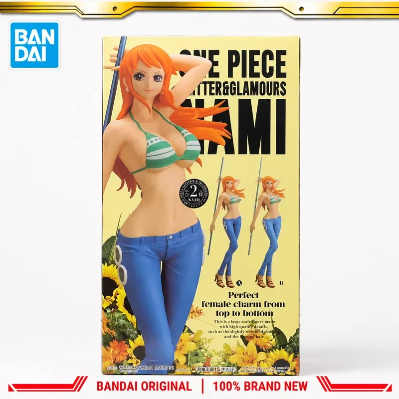 

In Stock Bandai Original Banpresto One Piece Nami Action Figure Model Doll Brand New Boxed Anime Characters Toys Model Garage