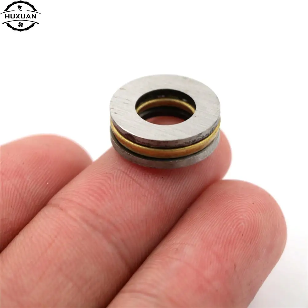 10pcs Pratical Miniature Thrust Bearings F8-16M Metal Axial Ball Bearing Set For Hardware Accessories   8x16x5mm