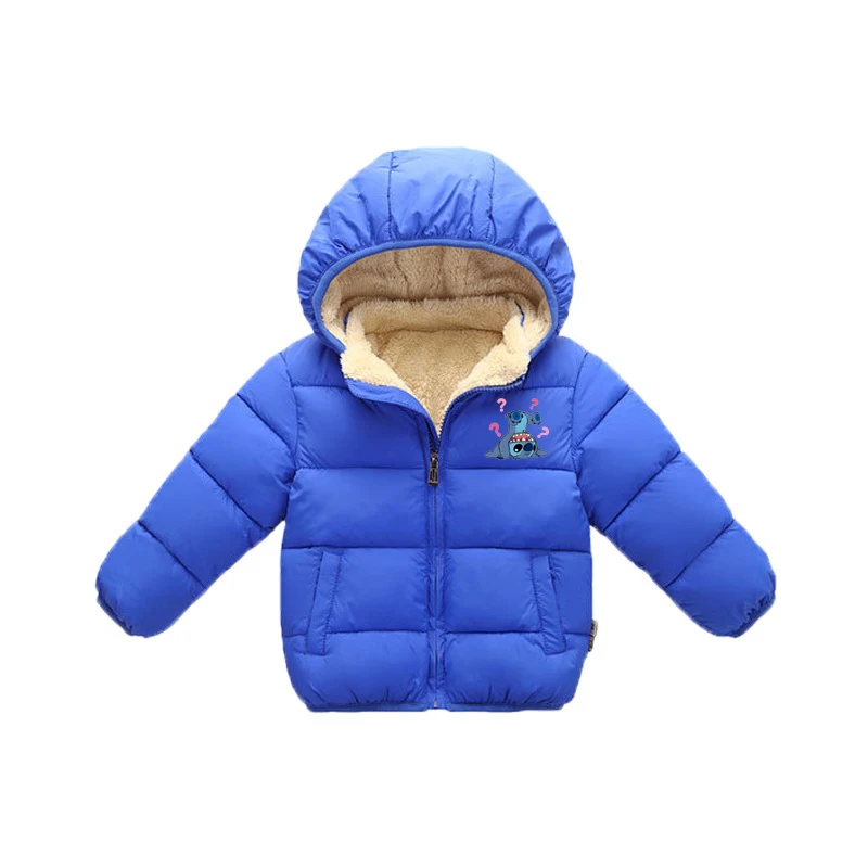 

Winter Baby Boys Jacket Thick Warm Wool Outerwear Kid Boys Coat Girls Fur Hooded Children Clothes