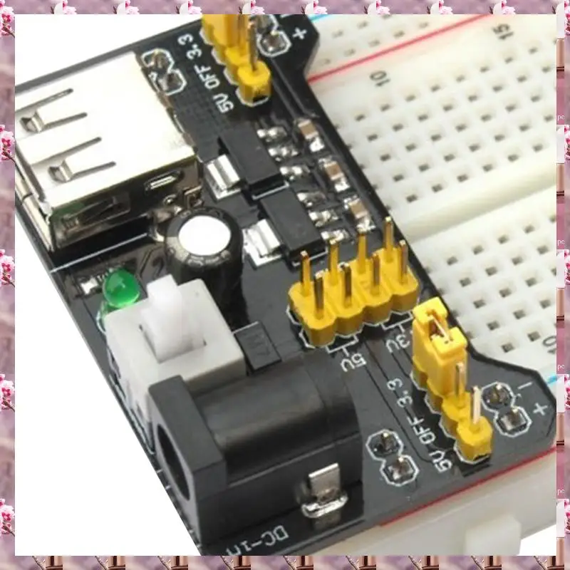 2025 10PCS Per MB102 Breadboard Modulo di Alimentazione Set Kit 2-Way 3.3V 5V Per MB102 Breadboard Modulo Set Kit, 10PCS Per MB102 Br